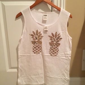 VS Pink Pineapple Tank